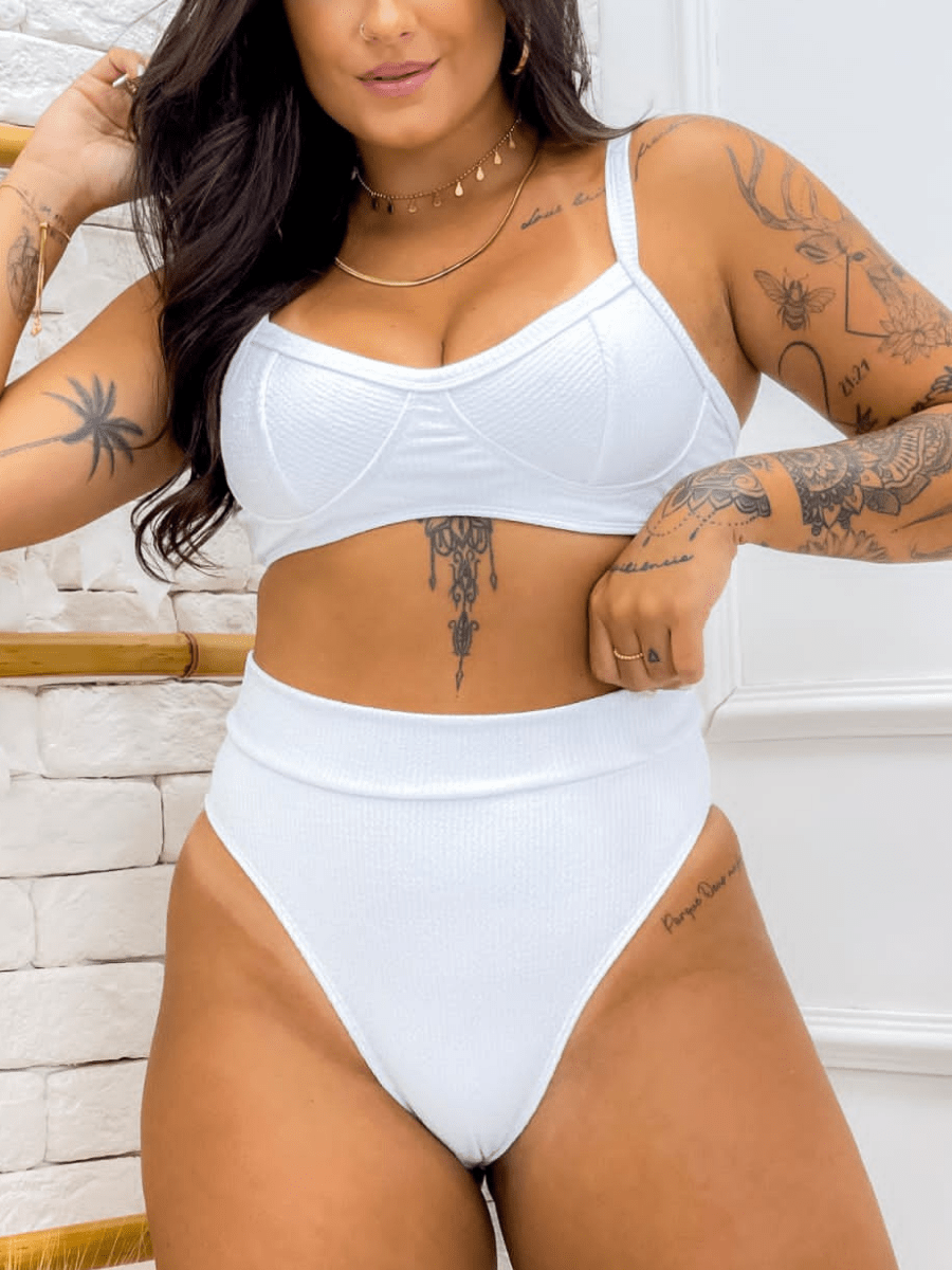 Biquíni Hot pants Branco