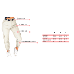 Calça Jogger Cargo Preta