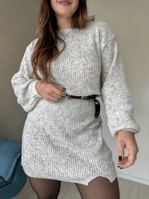 Vestido em tricô mousse