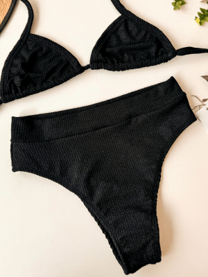 Biquíni Hot pants Cortininha  Preto