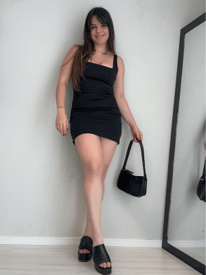 Vestido Tubinho Preto Vick