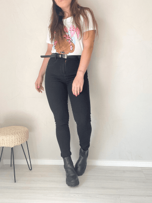 Calça Skinny Preta Básica