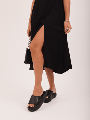 Vestido Midi Cecilia Preto