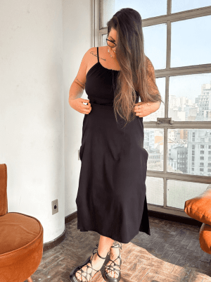 Vestido preto Mavi