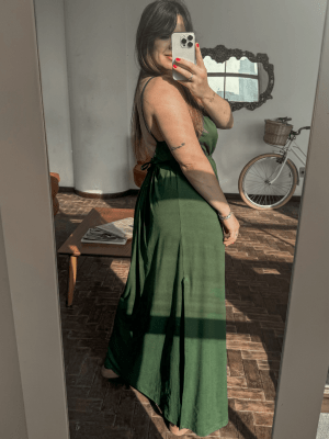 Vestido verde Mavi